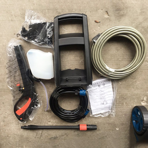 Dongcheng High Pressure <b>Washer</b> 220V 2000-3000W 1.5HP Portable Cold Water Cleaning Adjustable Pressure Mobile <b>Car</b> Cleaner - Product Image 2