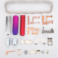 Boîtier métallique sur mesure en aluminium usiné CNC, pièces anodisées colorées pour prototype électronique