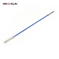 Iroga Fitness Nouveauté Barre de musculation en aluminium Cerakote antidérapante de 15 lb pour usage domestique