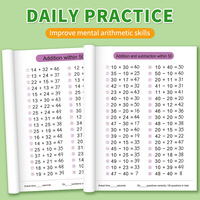 Cahier d'exercices de mathématiques mentales pour la 1ère année du primaire : Addition, soustraction, 100 encadrements, apprentissage des nombres, chants et exercices sur papier