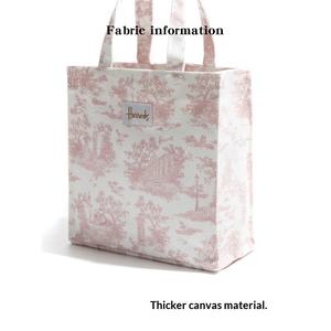 Borsa Tote Britannica con Stampa Paesaggistica di <span class=keywords><strong>Londra</strong></span>, Borsa in Tela Retrò da Donna, Grande Capacità per lo Shopping - Product Image 3