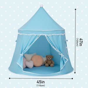 Easy Setup & Indoor Outdoor Game Portable Children Yurt <b>Tents</b> <b>Play</b> <b>Tent</b> for Toddler and Kids - Product Image 2