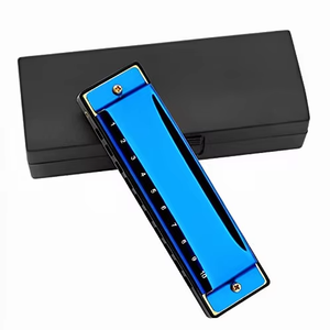 Armónica Cromática Diatónica OEM <span class=keywords><strong>Blues</strong></span> de 10 Orificios en Sol con Cuerpo de Resina para Principiantes - Product Image 1