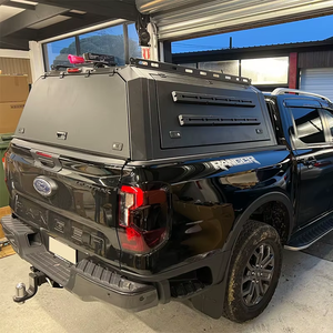 หลังคาเหล็กแบบแข็ง<span class=keywords><strong>ส</strong></span>ำหรับรถ<span class=keywords><strong>กระบะ</strong></span>ฟอร์ด F150 5.5 ฟุต รุ่น Raptor ขนาด 4x4  แบบเดี่ยวและแบบคู่  ทำจากอะลูมิเนียม กันน้ำ - Product Image 3