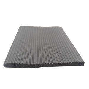 Epdm <b>Rubber</b> Flat Corrugated E Type Foamed Adhesive Waterproof Sealing <b>Strip</b> For Doors Windows Electrical Cabinets - Product Image 5