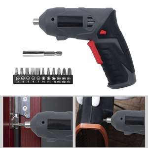 Ensemble de <span class=keywords><strong>tournevis</strong></span> électrique 3,6 V sans fil multifonctionnel pour réparations domestiques <span class=keywords><strong>avec</strong></span> lumière LED, aimant, mini <span class=keywords><strong>tournevis</strong></span> électrique alimenté par <span class=keywords><strong>batterie</strong></span> - Product Image 1