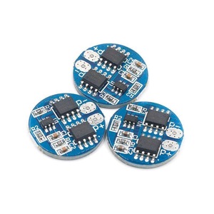 แผงป้องกันแบตเตอรี่ลิเธียมไอออนแบบวงกลม 7.4V กระแสไฟทำงาน 5A จำกัดกระแสเกิน 7A ป้องกันการชาร์จเกินและการคายประจุเกิน PCB - Product Image 1