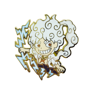 Pin Metálico de <span class=keywords><strong>Anime</strong></span> de Alta Calidad con Diseño Nuevo, 0 Piezas, Nika Luffy, Decoración para Mochila - Product Image 5