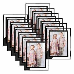 Designs <b>Gold</b> Glass Photo <b>Frame</b> Adjustable Stand for Portrait Landscape Display Stainless Steel Custom Logo Fits Various Photo - Product Image 1