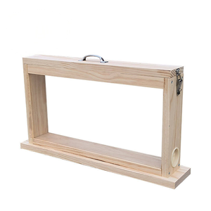 Colmena de Abejas Educativa Móvil de Una Caja, de Madera de Pino de Nueva Zelanda, para Apicultura - Product Image 1