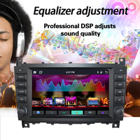 8 "Android 13 Auto Carplay Voiture Multimédia Lecteurs Vidéo Radio Bluetooth Gps Navigation pour Mercedes Benz Classe C W203 Rds Musique