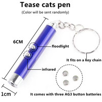 Vente directe d'usine Chat Jouet Interactif Lumière LED Torche Pointeur Laser Infrarouge Laser Chat Laser Jouet