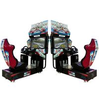 Machine de jeu d'arcade simulateur de course automobile à écran LCD 32 pouces, à monnayeur, pour divertissement intérieur, prix usine