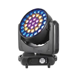MgoLightiing 2024 37*15W Led Moving Smooth Zoom With RGBW Infinite Stage Light For Disco Party Club Bar Dj Show Stage Light