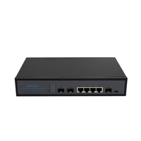VXAR GPON OLT 1 Port avec 2GE Uplink, unité compacte de fibre optique pour réseaux FTTH