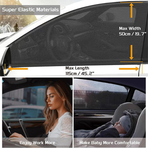 Copri parasole Super elasticizzato per auto protezione raggi UV calore solare coperture parasole per bambini