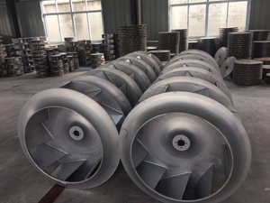 ใบพัดลมแบบแรงเหวี่ยง OEM สำหรับพัดลมระบายอากาศอุตสาหกรรม  ทำจากเหล็กกล้าไร้สนิมและเหล็กกล้าคาร์บอน ป้องกันการกัดกร่อน - Product Image 3