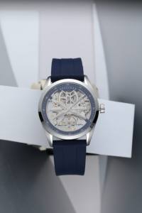 Premium 316L Stainless Steel Mechanical Wristwatch with Sapphire Crystal Dial & Fluororubber Strap for <b>Men</b> - Product Image 4