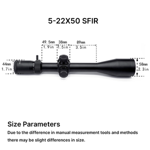 Lunette de visée BANGBANG 5-22X50SFIR, système optique HD, étanche, anti-buée, antichoc pour l'observation en extérieur - Product Image 6