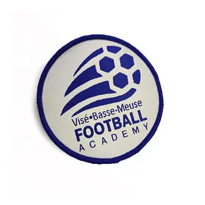 Logo personnalisé vêtements école sport insigne tissé patch brodé