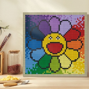 픽셀 아트 블록 48x48 도트 브릭 1x1 DIY 벽면 장식 인테리어 소품 (레고 호환) - Product Image 4