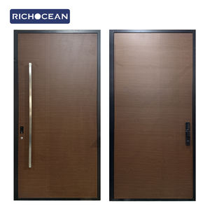 <span class=keywords><strong>Puertas</strong></span> <span class=keywords><strong>de</strong></span> Entrada <span class=keywords><strong>de</strong></span> Seguridad Abatibles Personalizadas <span class=keywords><strong>de</strong></span> <span class=keywords><strong>Aluminio</strong></span> con Aspecto <span class=keywords><strong>de</strong></span> Madera Impermeable RICHOCEAN con Luz Lateral <span class=keywords><strong>de</strong></span> Doble Vidrio Templado - Product Image 5