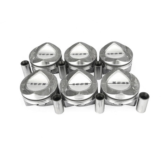 Good Price Engine Piston Set 80mm Anodized Aluminum Alloy 06E107065DQ Piston for Audi-C7 A6 A7 A8 2.0 2.5 3.0