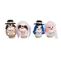 Muñecos de Ganchillo Hechos a Mano, Diseño Único y Divertido, Adornos Decorativos, Ideales para Bodas, Amigurumi, Venta al Por Mayor