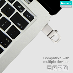 Biểu tượng tùy chỉnh USB tùy biến kim loại mini USB Flash Drive 16GB 32GB Cle Bộ nhớ Gậy 64GB 128GB tùy chỉnh USB Stick - Product Image 5