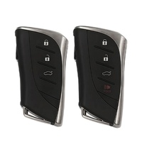 Clés de véhicule universelles intelligentes CK TOM Series TOM-O-04 à 3/4 boutons 8A avec circuit imprimé pour télécommande automobile Lexus ES LC LS RX