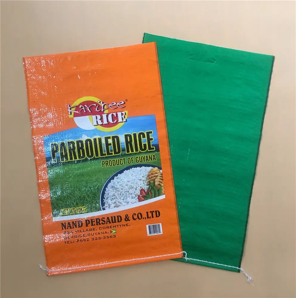 Оптовая продажа, 5 кг 10 кг 15 кг 25 кг 50 кг тайский ароматный упаковочный мешок для риса басмати, рис, БОПП, ламинированный полипропиленовый тканый мешок