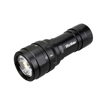 Équipement de photographie sous-marine DL07 Lampe torche LED étanche rechargeable par USB, lampe de plongée LED