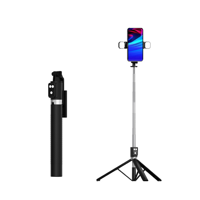 New A12 Tiktok Beauty Fill Light 1.7m Floor Integrated Tripod Bracket Selfie Stick