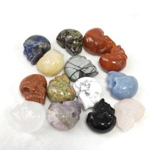 Cráneo de Cristal Natural Miniatura de Alta Calidad al por Mayor para Sanación Espiritual, Regalo, Decoración del Hogar y Oficina - Product Image 3