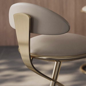 Tabouret de bar moderne de style italien, tabouret haut créatif et tendance, <span class=keywords><strong>chaise</strong></span> de réception, <span class=keywords><strong>chaise</strong></span> de bar <span class=keywords><strong>d</strong></span>'îlot - Product Image 3