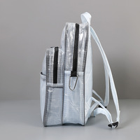 Version coréenne 17 pouces PVC antistatique sans poussière sac à dos pour salle blanche 40*30*20 sac à outils informatique en maille complète fermeture à glissière lettre