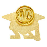 2022 classe 2 Graduation Cap Souvenir vêtements accessoires personnalisé noir or dur émail broche en gros revers Badge placage