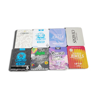 Boîte coulissante personnalisée en fer blanc imprimée sur mesure pour emballage de bijoux, bonbons, chewing-gums, chocolat, hermétique et recyclable