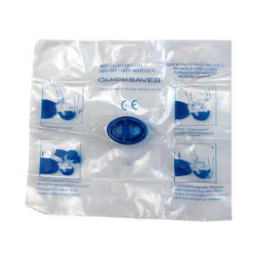 Masker pernapasan CPR, peralatan napas CPR bantuan pertama darurat mulut ke mulut - Product Image 1