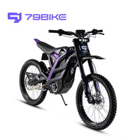 Moto électrique tout-terrain 79Bike 72V 8500W pour adultes, cross-country, haute vitesse, puissante, moteur électrique.