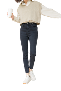 High Quality Women'S Super <b>Stretch</b> Breathable Pencil Pants Skinny <b>Denim</b> Jeans Casual Hip Hop for Summer - Product Image 4