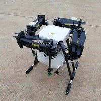 Drone pulvérisateur agricole 5L/10L/16L avec pompe à moteur, pulvérisation de pesticides pour les cultures agricoles, UAV avec navigation automatique, haute efficacité