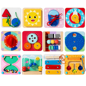 Tavola delle Attività Montessori <span class=keywords><strong>Giochi</strong></span> di Motricità Fine Apprendimento <span class=keywords><strong>Abilità</strong></span> di Vita Quotidiana Allenamento Sensoriale Giocattoli Educativi per Bambini Ragazzi Ragazze - Product Image 6