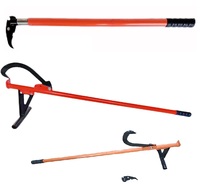 Tri-en-un 48 "Cant Crochet Bois Jack Réglable Heavy Duty Log Jack, Outils de bûches pour Rouler la Coupe et le Levage des Bûches