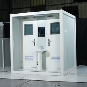 Toilettes portables en panneaux sandwich, design minimaliste et écologique, pour les attractions touristiques et l'usage public - Product Image 1