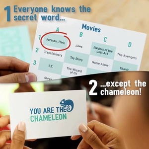 Chameleon Social Deduction <strong>Game</strong> Adults Spot Imposter Find Traitor Award-Winning Secret Word <strong>Game</strong> 3-8 Players Teens Summer - Product Image 4