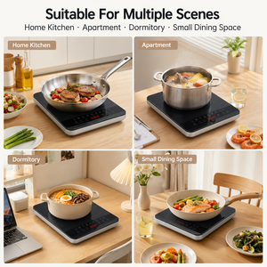 Cocina <span class=keywords><strong>de</strong></span> Inducción Portátil para el Hogar, Tamaño Compacto, Pantalla LED, Función <span class=keywords><strong>de</strong></span> Temporizador, para las Necesidades Diarias <span class=keywords><strong>de</strong></span> Cocina <span class=keywords><strong>en</strong></span> Casa KI02016 - Product Image 6