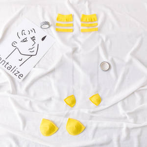 Оптовая продажа, высококачественные удобные полосатые женские прозрачные чулки из спандекса, носки до колена, черные, желтые, серо-зеленые - Product Image 5