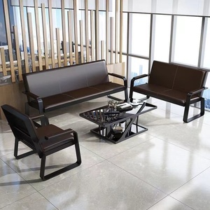 Sillón de Espera Moderno de Cuero para Exteriores, Resistente, de Uso Comercial, Sillón para Sala de Estar - Product Image 3