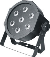 DJ Disco Wash 7x4W RGBW Dmx 4IN1 QUAD LED Flat Slim Par 64 Can Stage Light pour discothèque